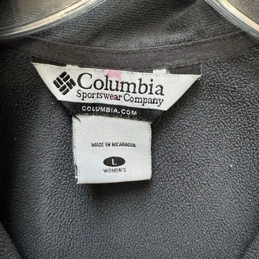 Columbia Jacket Womens Large Blue Wind Rain Soft Shell Lightweight Full Zip - Picture 3 of 6